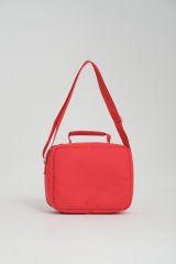 Roxbros Kore Kawaii Tarzı Aksesuarlı Çocuk Beslenme Çantası - Isı Yalıtımlı Termoslu Beslenme Çantası (KIRMIZI)