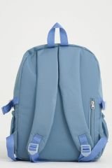 Roxbros Kawaii Kore Tarzı Aksesuarlı Ilkokul Sırt Çantası Kız Ve Isı Yalıtımlı Termoslu Beslenme Çantası Set INDIGO