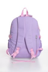 Roxbros Kore Kawaii Tarzı Dondurma Desenli Çok Bölmeli Ilkokul Sırt Çantası, Kız Çocuk Okul Çantası (LILA - PEMBE)