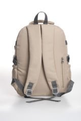 Roxbros Sevimli Kaplumbağa Desenli Çok Bölmeli Kız Çocuk Okul Çantası - Ergonomik Ilkokul Sırt Çantası (BEJ - KAHVERENGI)