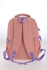 Roxbros Kore Tarzı Tavşan Çocuk Figürlü 180° Tam Açılır Ilkokul Sırt Çantası Kız Çocuk Okul Çantası (PUDRA - LILA)