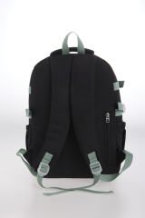 Roxbros Kore Tarzı Tavşan Çocuk Figürlü 180° Tam Açılır Ilkokul Sırt Çantası Kız Çocuk Okul Çantası (SIYAH - SU YESILI)