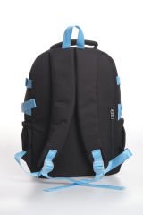 Roxbros Kore Tarzı Unicorn Figürlü Çok Bölmeli Ilkokul Sırt Çantası, Kız Çocuk Okul Çantası (SIYAH - TURKUAZ)