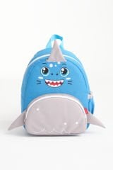 Roxbros Köpek Balığı Desenli Anaokulu Çantası - Kreş ve Okul Öncesi Sırt Çantası Kız Çocuk & Erkek Çocuk