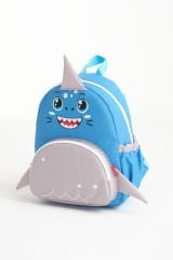 Roxbros Köpek Balığı Desenli Anaokulu Çantası - Kreş ve Okul Öncesi Sırt Çantası Kız Çocuk & Erkek Çocuk