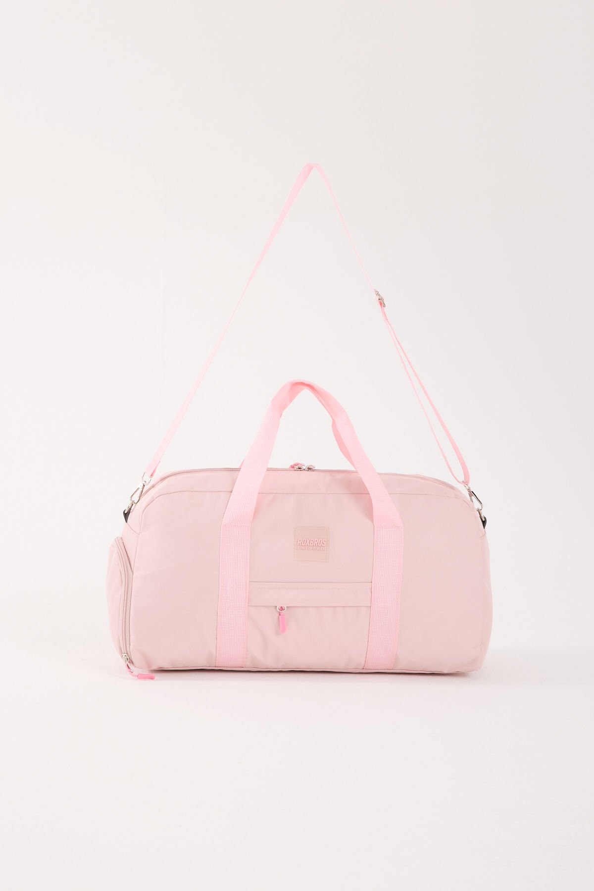 Unisex Spor Çantası Günlük Kadın Çantası - Erkek Seyahat, Spor, Fitness, Gym Ayakkabı Bölmeli Çanta - PEMBE