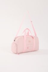 Unisex Spor Çantası Günlük Kadın Çantası - Erkek Seyahat, Spor, Fitness, Gym Ayakkabı Bölmeli Çanta - PEMBE