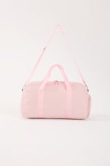 Unisex Spor Çantası Günlük Kadın Çantası - Erkek Seyahat, Spor, Fitness, Gym Ayakkabı Bölmeli Çanta - PEMBE