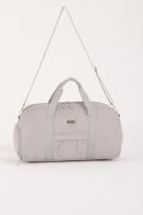 Unisex Spor Çantası Günlük Kadın Çantası - Erkek Seyahat, Spor, Fitness, Gym Ayakkabı Bölmeli Çanta - GRI