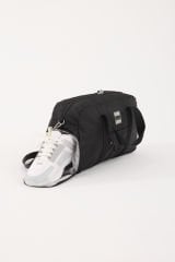 Unisex Spor Çantası Günlük Kadın Çantası - Erkek Seyahat, Spor, Fitness, Gym Ayakkabı Bölmeli Çanta - SIYAH