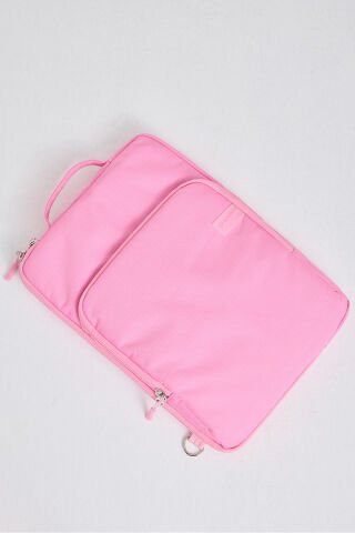 MacBook & iPad Uyumlu 13-14 İnç Organizer Çanta | Askılı Koruyucu Laptop Tablet Kılıfı