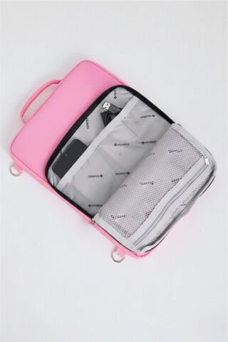 MacBook & iPad Uyumlu 13-14 İnç Organizer Çanta | Askılı Koruyucu Laptop Tablet Kılıfı
