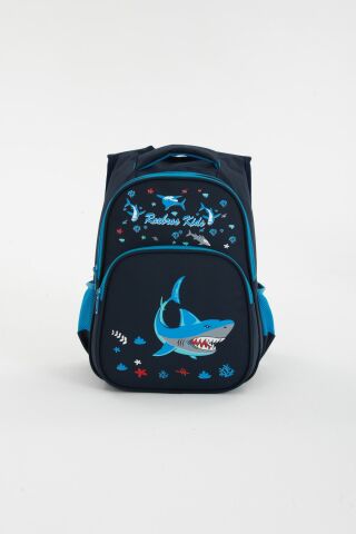 Köpek Balığı Shark İlkokul Çantası + Beslenme Çantası Kız - Erkek Çocuk