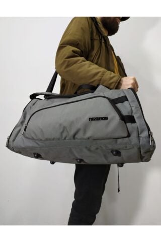 Unisex Gri Seyahat Spor Sırt Çantası