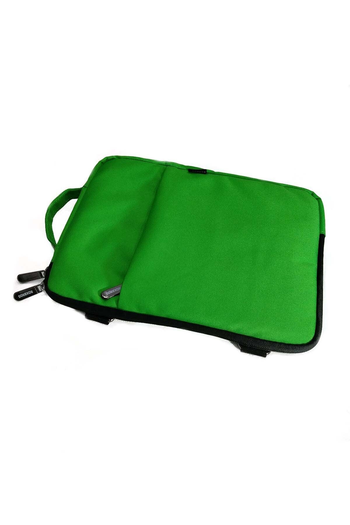 Omuz Askılı Kitap - Evrak Çantası Tablet Kılıf Yeşil