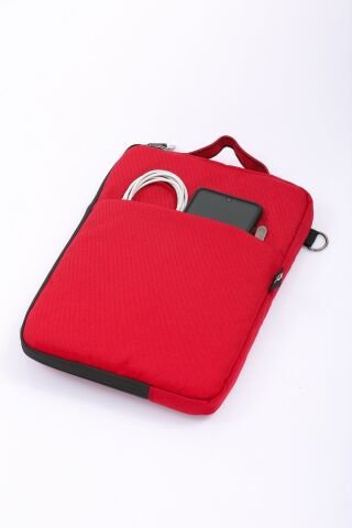Omuz Askılı Kitap - Evrak Çantası Tablet Kılıf Bordo