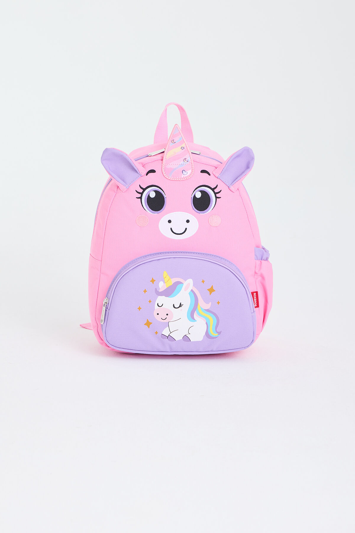 Roxbros Lisanslı Unicorn Figürlü Pembe Kız Çocuk Kreş ve Anaokulu Sırt Çantası