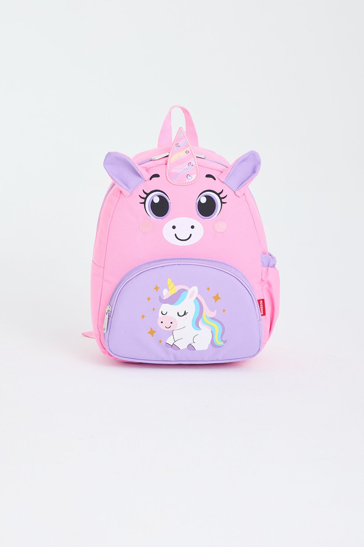 Roxbros Lisanslı Unicorn Figürlü Pembe Kız Çocuk Kreş ve Anaokulu Sırt Çantası