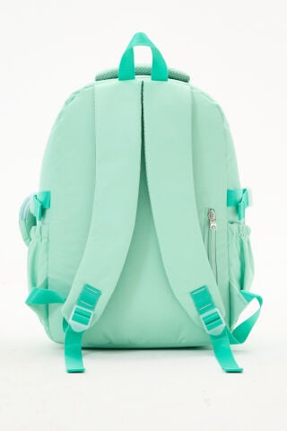 Roxbros Yeşil Kız Çocuk İlkokul Okul Çantası Kawaii Çok Bölmeli Rozetli Sırt Çantası