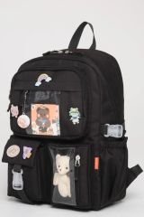 Roxbros Kawaii Kore Tarzı Aksesuarlı Ilkokul Sırt Çantası Kız Ve Isı Yalıtımlı Termoslu Be - görünüm 4