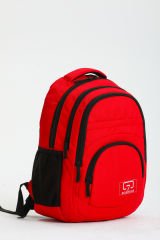 Roxbros Multi Okul Sırt Çantası 15' Laptop Bölmeli Çanta Kız-Erkek Kırmızı