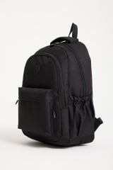 Roxbros Siyah Dört Bölmeli Okul Sırt Çantası – Laptop Bölmeli, Su Geçirmez ve Dayanıklı Tasarım