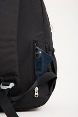 Roxbros Siyah Dört Bölmeli Okul Sırt Çantası – Laptop Bölmeli, Su Geçirmez ve Dayanıklı Tasarım