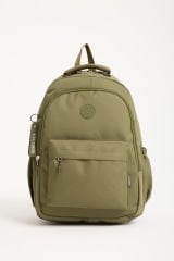 Roxbros Haki Dört Bölmeli Okul Çantası – Laptop Bölmeli Sırt Çantası, Su Geçirmez ve Dayanıklı Tasarım