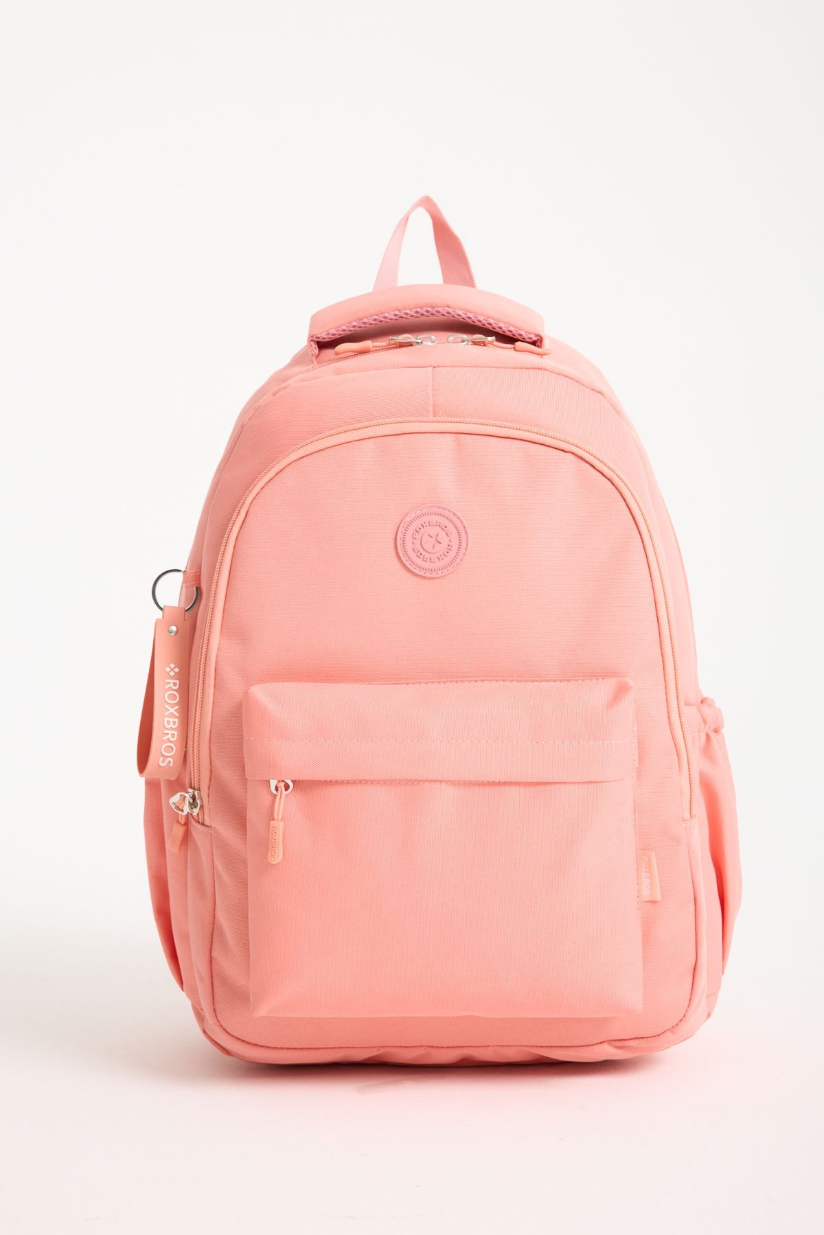 Roxbros Pudra Dört Bölmeli Okul Sırt Çantası – Laptop Bölmeli, Su Geçirmez ve Dayanıklı Tasarım