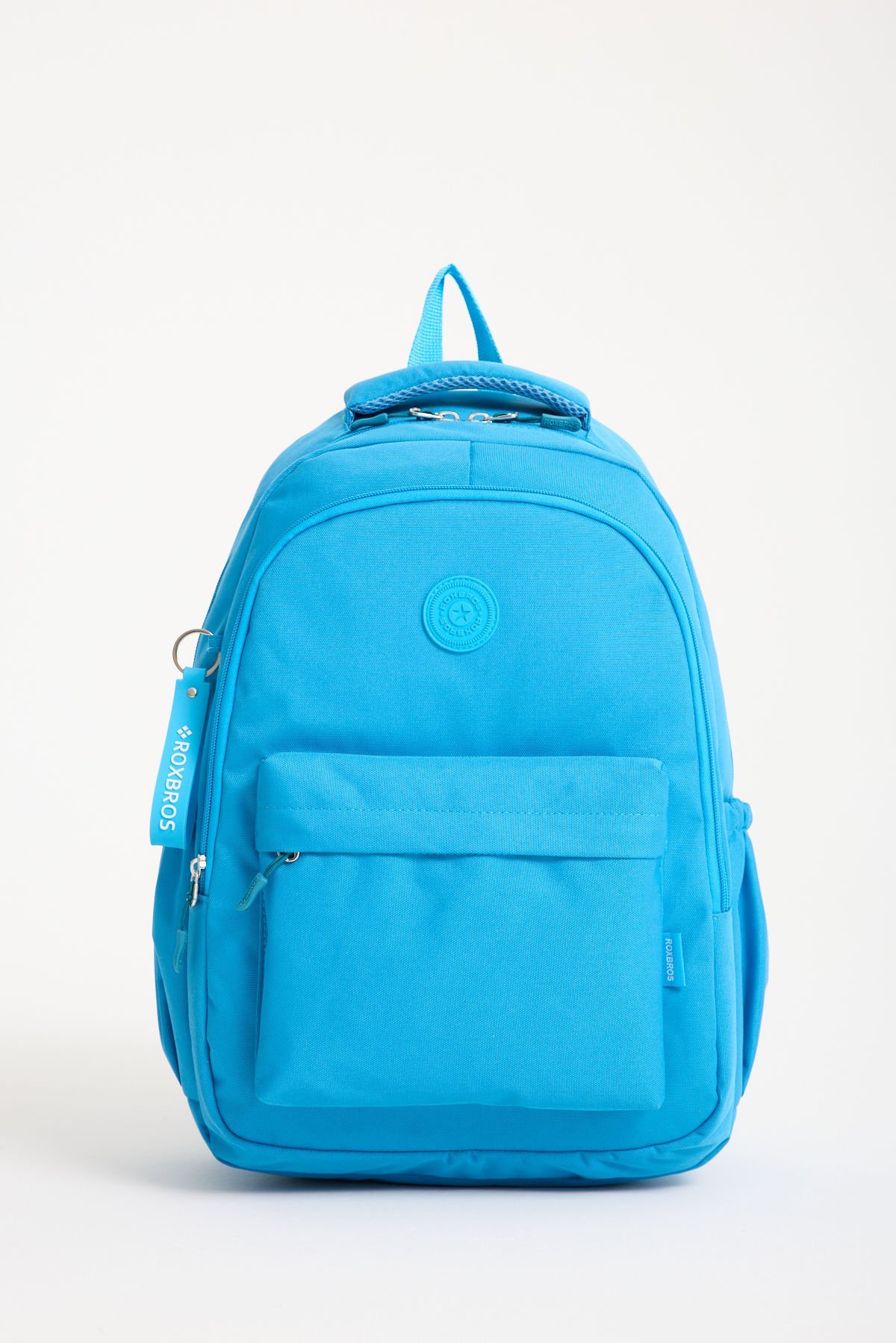 Roxbros Turkuaz Dört Bölmeli Okul Sırt Çantası – Laptop Bölmeli, Su Geçirmez ve Dayanıklı Tasarım