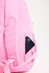 Roxbros Pembe Dört Bölmeli Okul Sırt Çantası – Laptop Bölmeli, Su Geçirmez ve Dayanıklı Tasarım