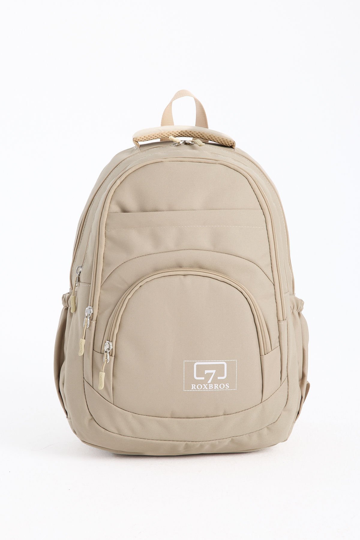 Roxbros Multi Okul Sırt Çantası 15' Laptop Bölmeli Çanta Kız-Erkek Krem