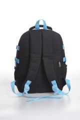 Roxbros Dondurma Figürlü 3'lü Kız Çocuk Okul Çantası Seti - Kalemlik ve Termal Beslenmeli İlkokul Çantası (Siyah - Turkuaz)