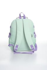 Roxbros Dondurma Figürlü 3'lü Kız Çocuk Okul Çantası Seti - Kalemlik ve Termal Beslenmeli İlkokul Çantası (Su Yeşili - Lila)