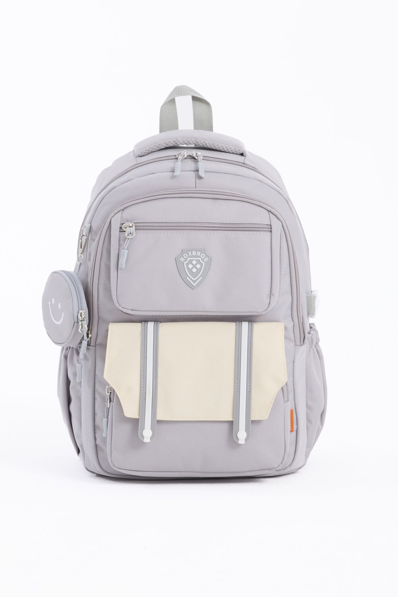 Roxbros Fonksiyonel Gri Kız Çocuk Okul Çantası & Erkek Çocuk Sırt Çantası - Ilkokul, Ortaokul, Lise Uyumlu