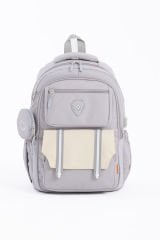 Roxbros Fonksiyonel Gri Kız Çocuk Okul Çantası & Erkek Çocuk Sırt Çantası - Ilkokul, Ortaokul, Lise Uyumlu