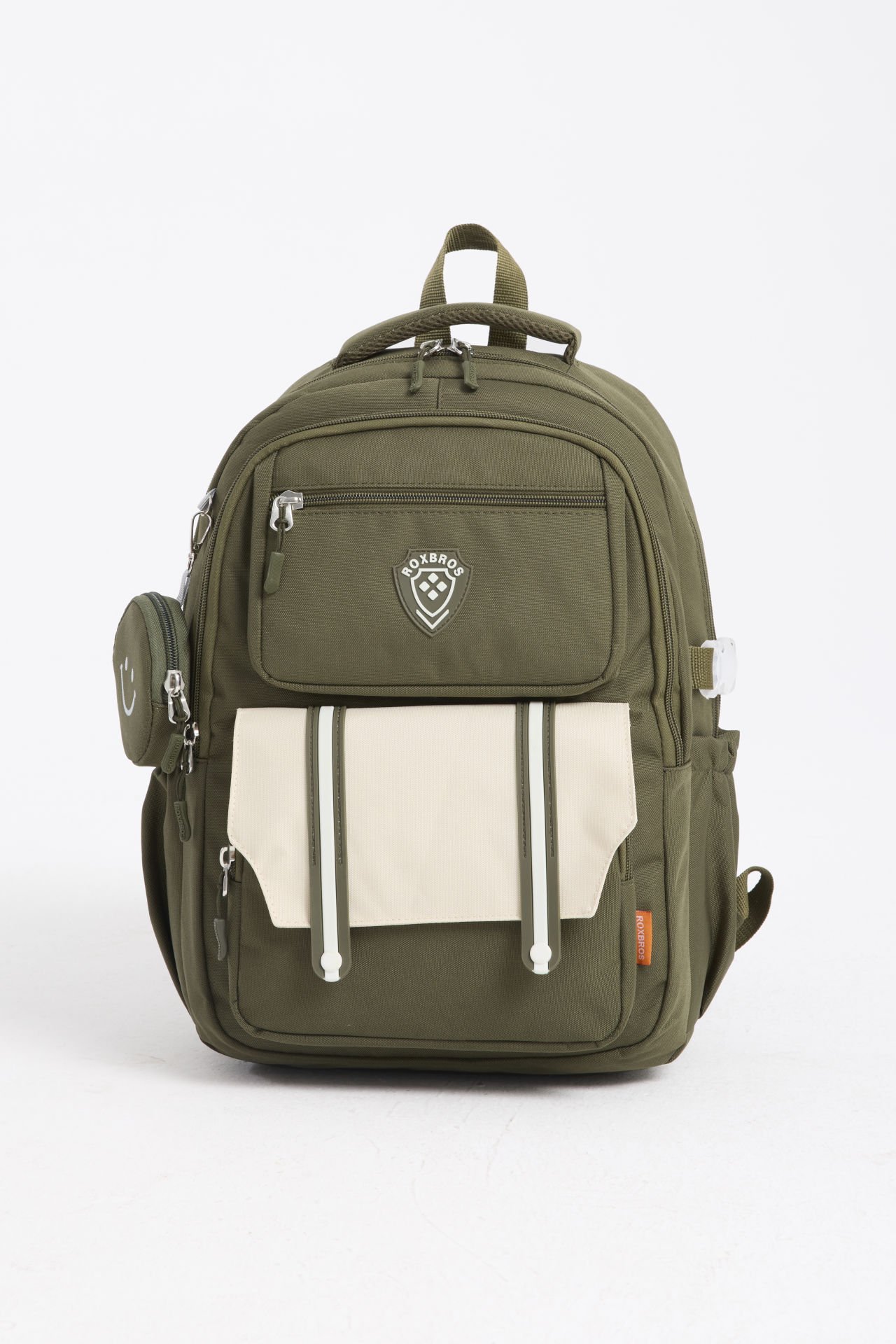 Roxbros Fonksiyonel Haki Kız Çocuk Okul Çantası & Erkek Çocuk Sırt Çantası - Ilkokul, Ortaokul, Lise Uyumlu