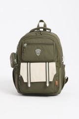 Roxbros Fonksiyonel Haki Kız Çocuk Okul Çantası & Erkek Çocuk Sırt Çantası - Ilkokul, Ortaokul, Lise Uyumlu