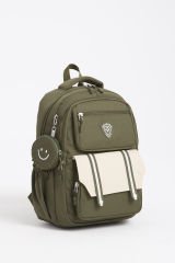 Roxbros Fonksiyonel Haki Kız Çocuk Okul Çantası & Erkek Çocuk Sırt Çantası - Ilkokul, Ortaokul, Lise Uyumlu