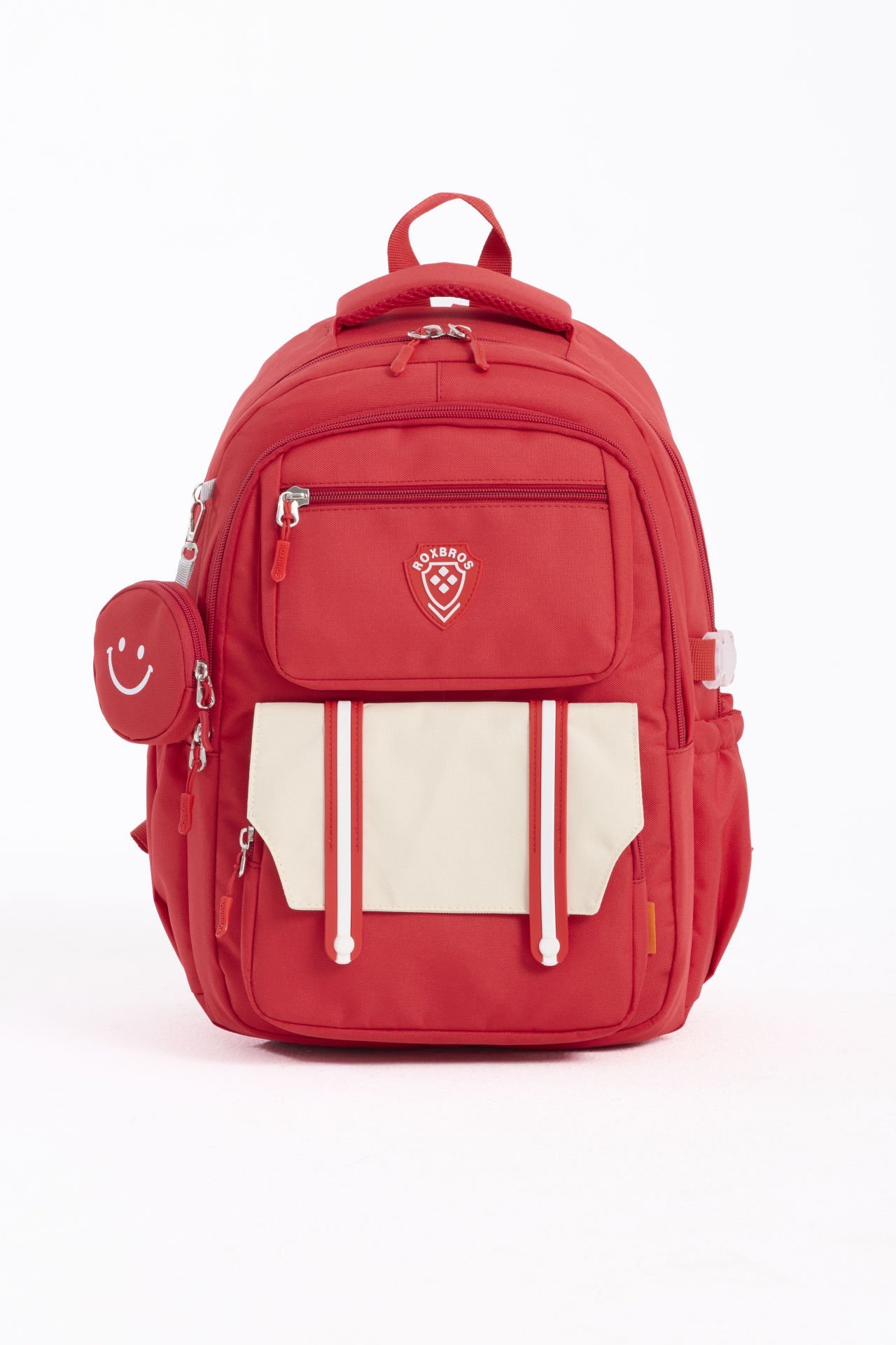 Roxbros Fonksiyonel Kırmızı Kız Çocuk Okul Çantası & Erkek Çocuk Sırt Çantası - Ilkokul, Ortaokul, Lise Uyumlu