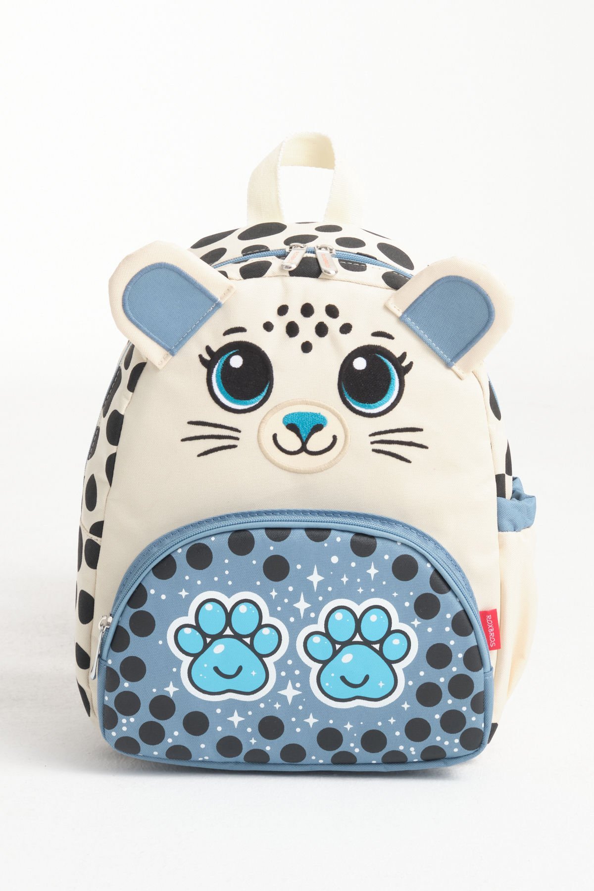Roxbros Kar Leoparı Anaokulu Çantası - Kreş ve Okul Öncesi Sırt Çantası Kız Çocuk & Erkek Çocuk Okul Çantası