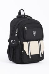 Roxbros Kız Çocuk Okul Çantası Seti & Erkek Çocuk Sırt Çantası Kalemlik ve Termal Beslenmeli İlkokul Çantası (SIYAH)