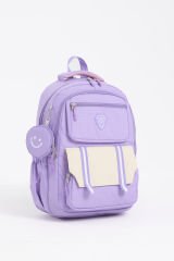 Roxbros Kız Çocuk Okul Çantası Seti & Erkek Çocuk Sırt Çantası Kalemlik ve Termal Beslenmeli İlkokul Çantası (LILA)