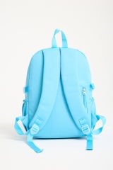 Roxbros Kawaii Kore Tarzı Aksesuarlı Ilkokul Sırt Çantası Kız Ve Isı Yalıtımlı Termoslu Beslenme Çantası Set MAVI