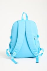 Roxbros Kawaii Kore Tarzı Aksesuarlı Ilkokul Sırt Çantası Kız Ve Isı Yalıtımlı Termoslu Beslenme Çantası Set MAVI