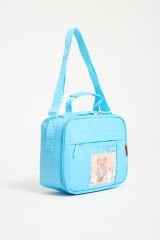 Roxbros Kawaii Kore Tarzı Aksesuarlı Ilkokul Sırt Çantası Kız Ve Isı Yalıtımlı Termoslu Beslenme Çantası Set MAVI