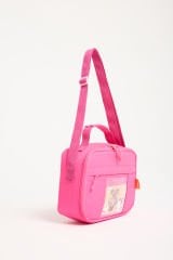 Roxbros Kawaii Kore Tarzı Aksesuarlı Ilkokul Sırt Çantası Kız Ve Isı Yalıtımlı Termoslu Beslenme Çantası Set FUSYA