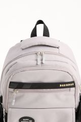 Roxbros Kore Tarzı Aksesuarlı Kız Çocuk Okul Çantası & Erkek Çocuk Sırt Çantası İlkokul, Ortaokul, Lise (LACIVERT - MAVI)