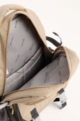 Roxbros Kore Tarzı Aksesuarlı 3'lü Kız Çocuk Okul Çantası & Beslenme ve Kalemlikli İlkokul Sırt Çantası (PUDRA - KREM)