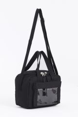 Roxbros Kore Tarzı Aksesuarlı 3'lü Erkek Çocuk Okul Çantası & Beslenme ve Kalemlikli İlkokul Sırt Çantası (SIYAH - KREM)